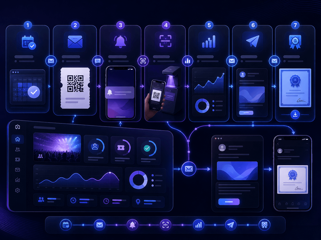 Automation from booking to follow-up preview